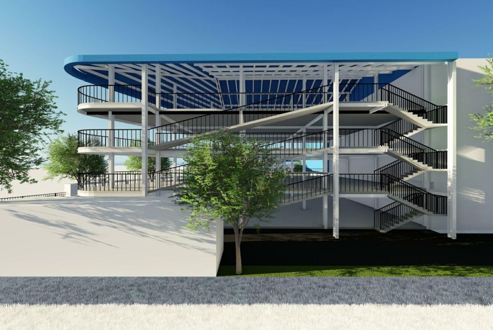 Hồ sơ dự án nhà để xe kết cấu thép 1.800 m2