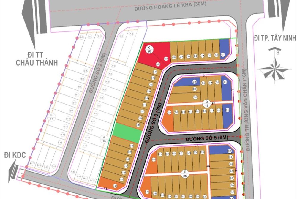 Hồ sơ quy hoạch 1/500 khu dân cư 1.7ha