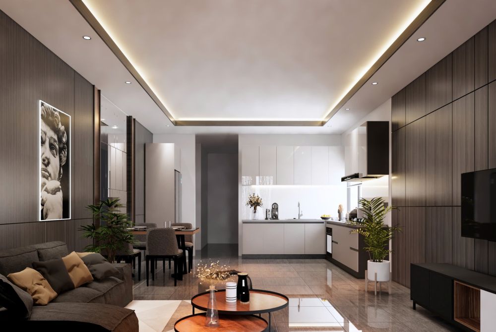 Nhà phố 5m x 15.5m