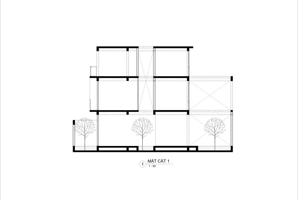 Nhà phố 6.5m x 16.1m