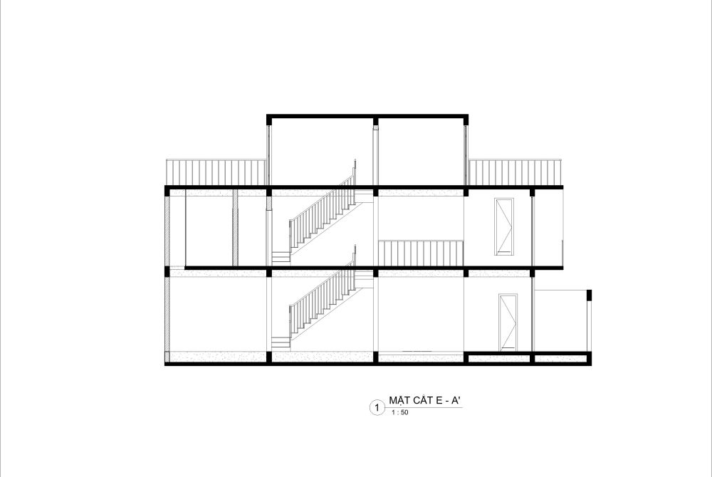 Nhà phố 6.5m x 18m
