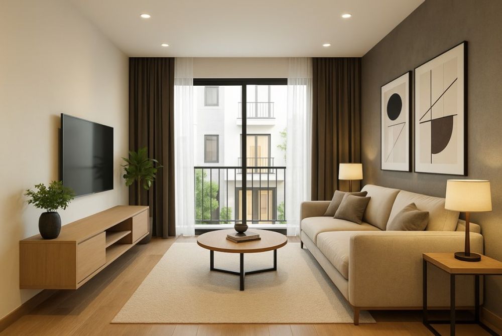 Nhà phố 3.5m x 15.6m