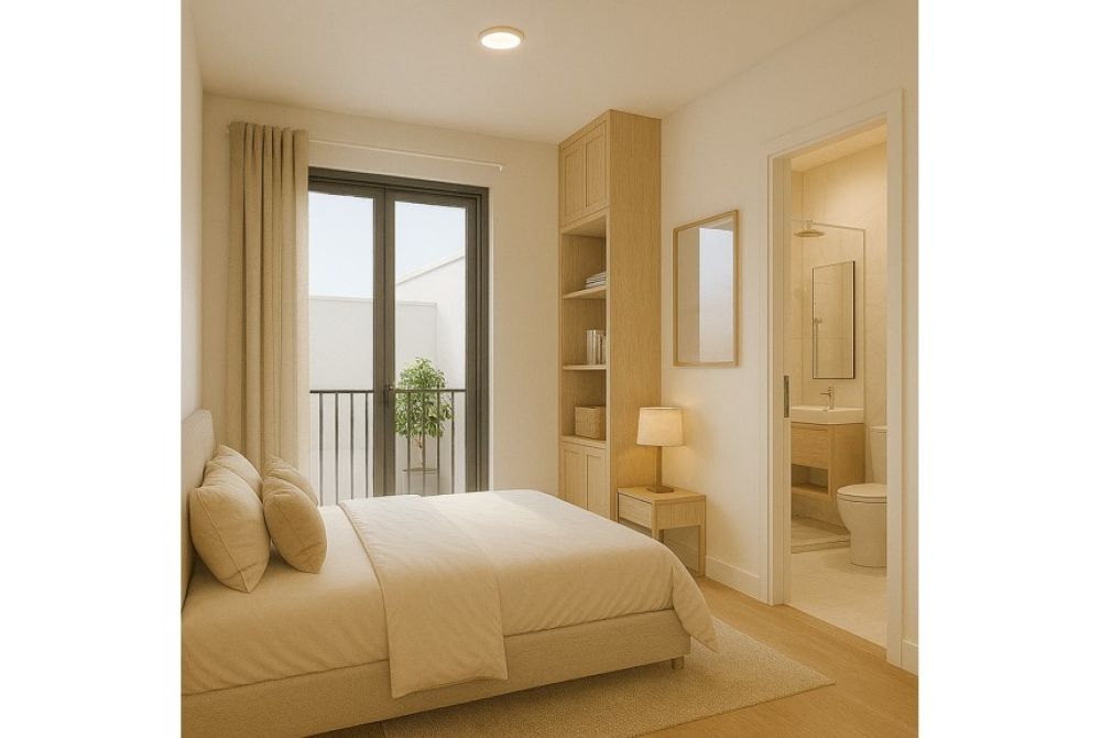 Nhà phố 3.5m x 16.5m