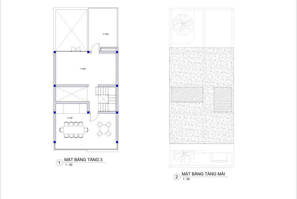 Nhà phố 6.5m x 16.1m