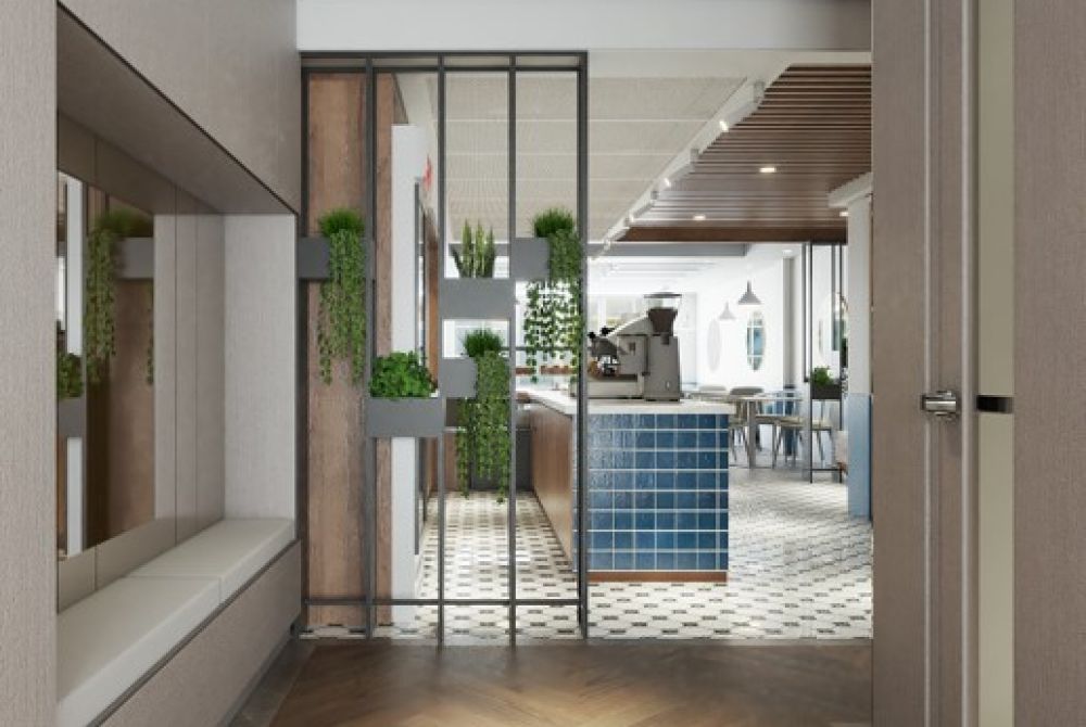 Hồ sơ thiết kế nội thất quán coffee 75 m2