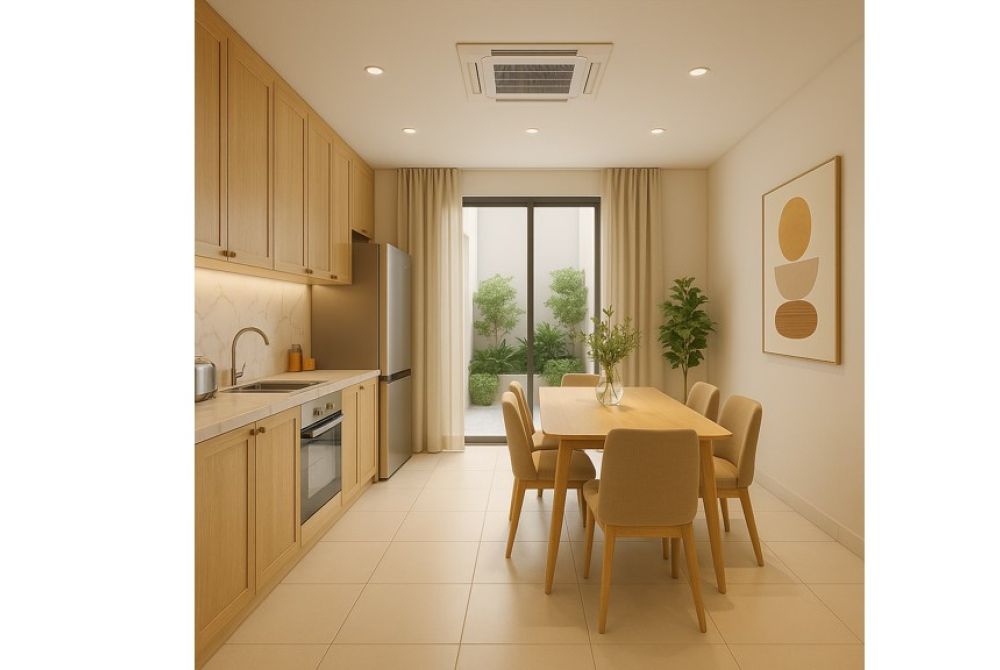 Nhà phố 3.5m x 16.5m