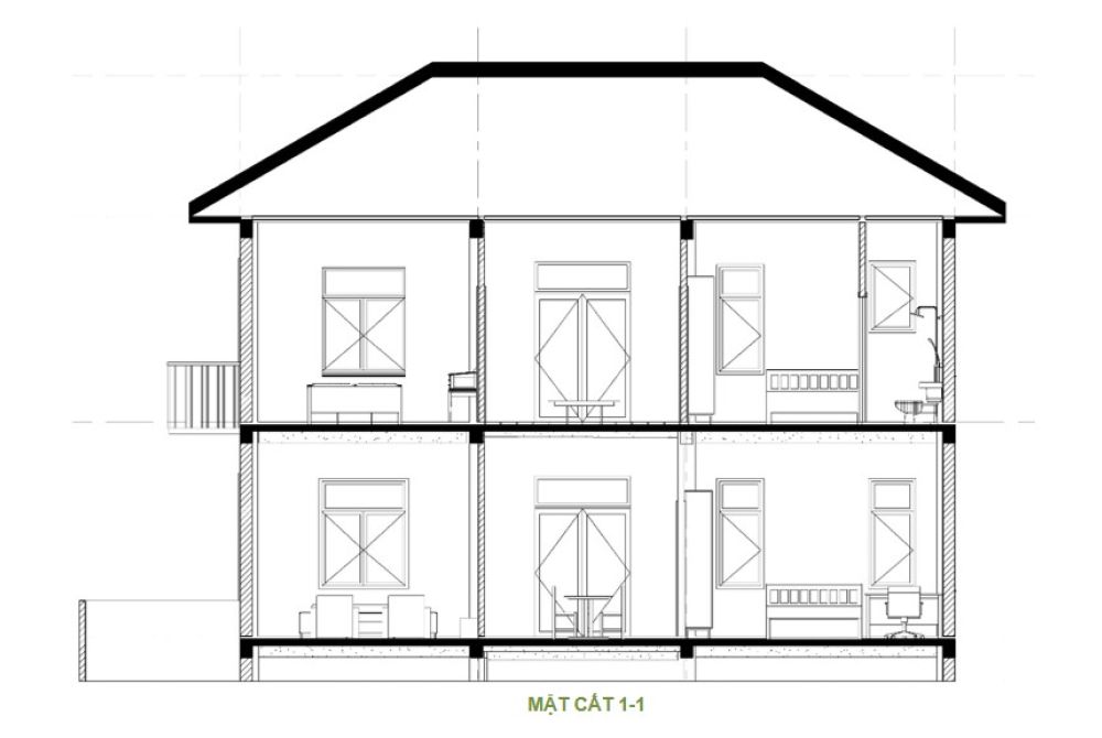 Biệt thư thự 6.5m x 16m