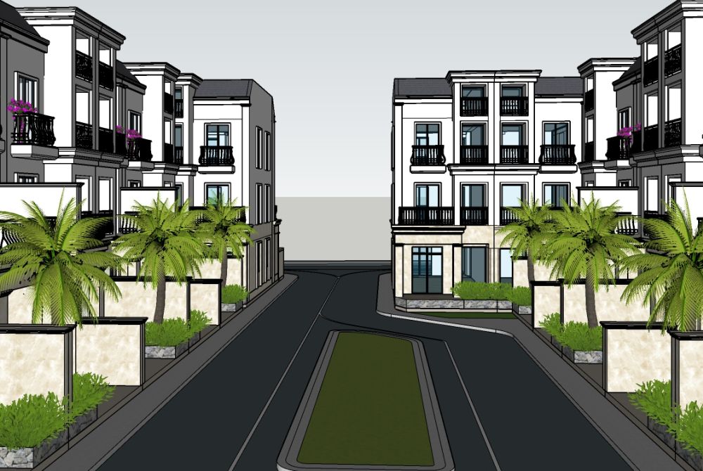 Hồ sơ nhà phố dự án phân lô 2.000m2