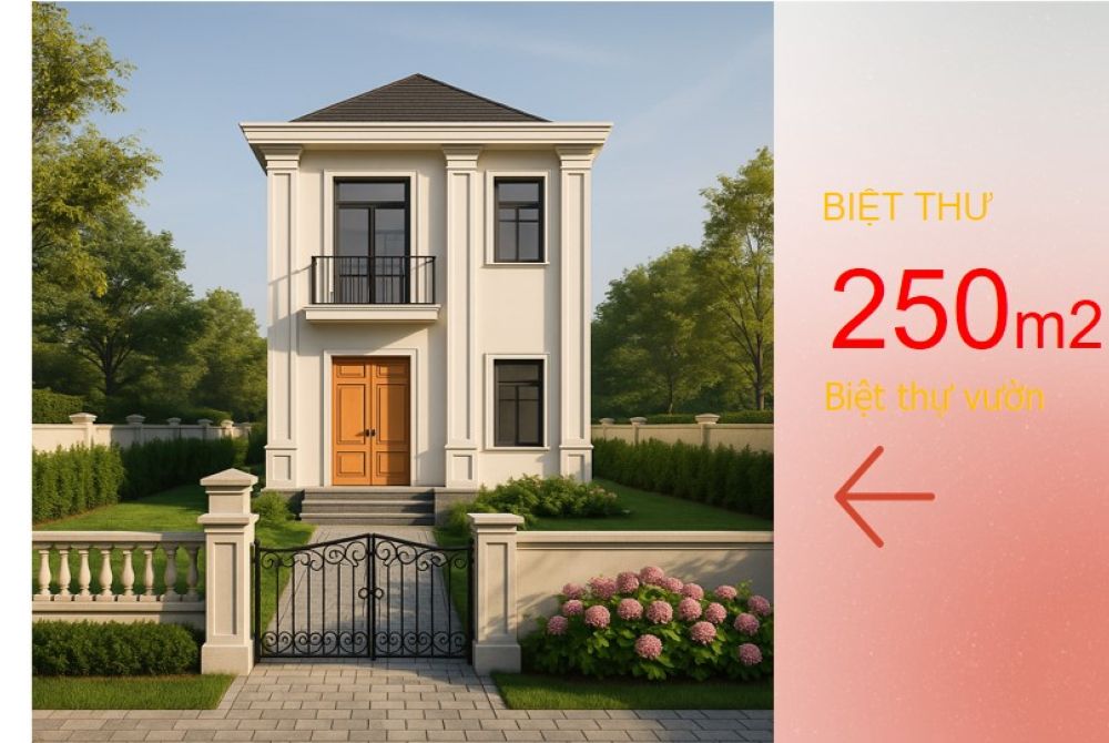Biệt thư thự 6.5m x 16m