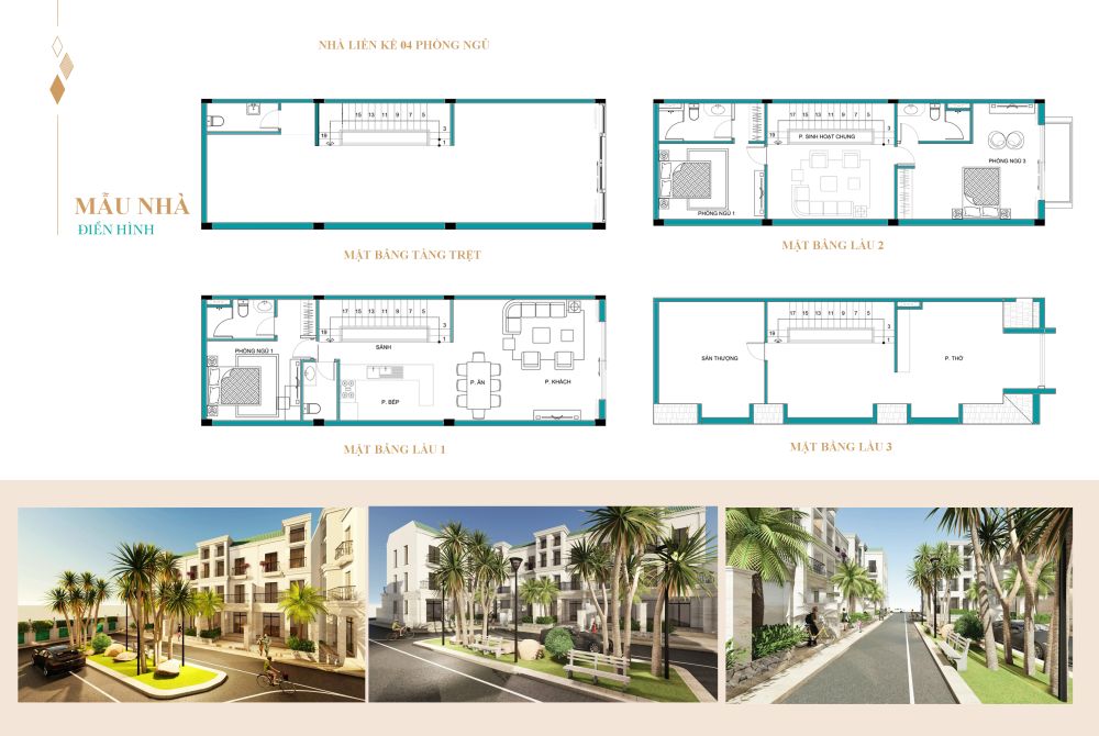 Hồ sơ nhà phố dự án phân lô 2.000m2