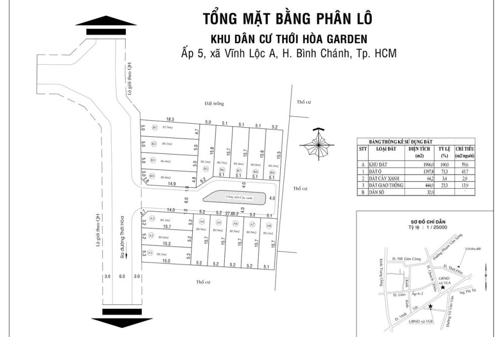 Hồ sơ nhà phố dự án phân lô 2.000m2