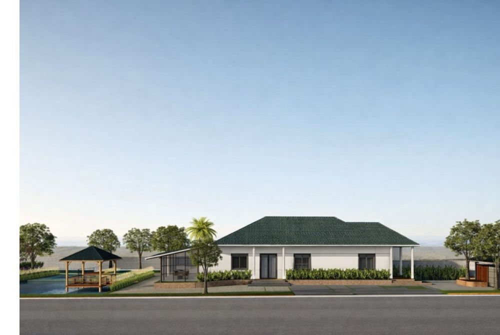 Biệt thự một tầng Long An 1.200 m2